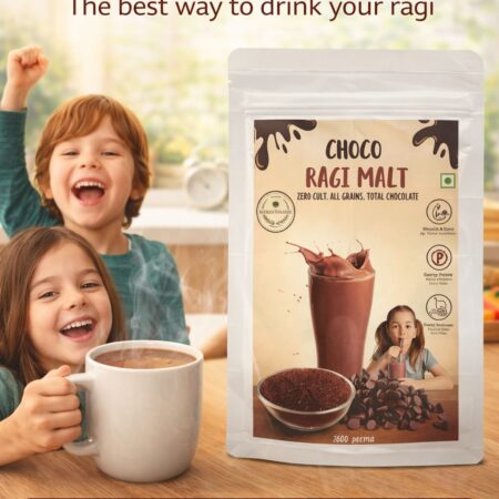 Choco Sprouted Ragi Malt- Zero Guilt-All Grains-Total Chocolate